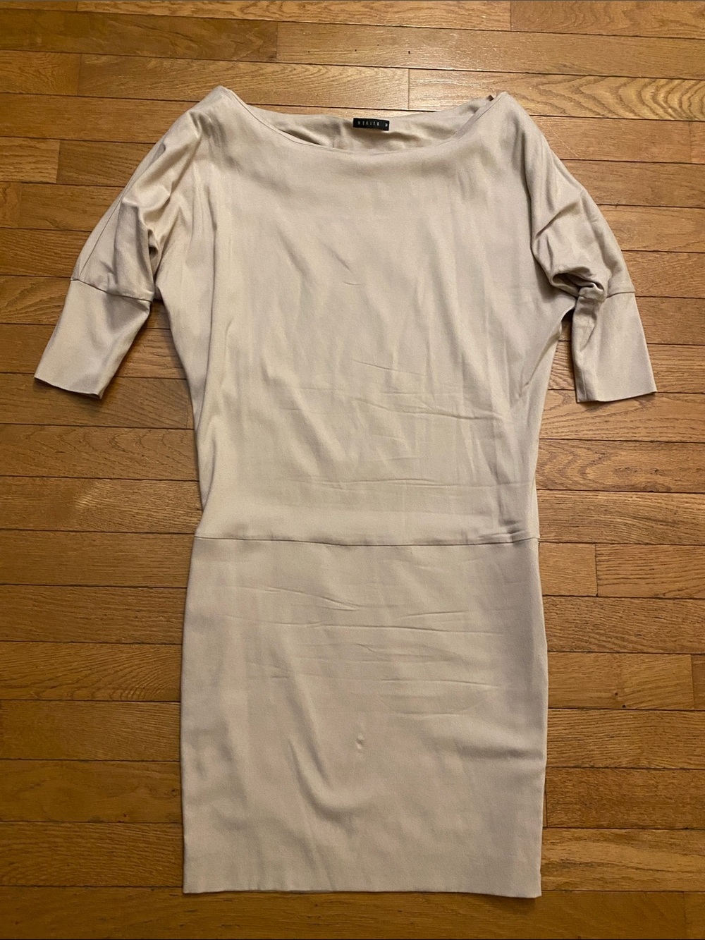 Mohito Cream Boatneck Knit Dress